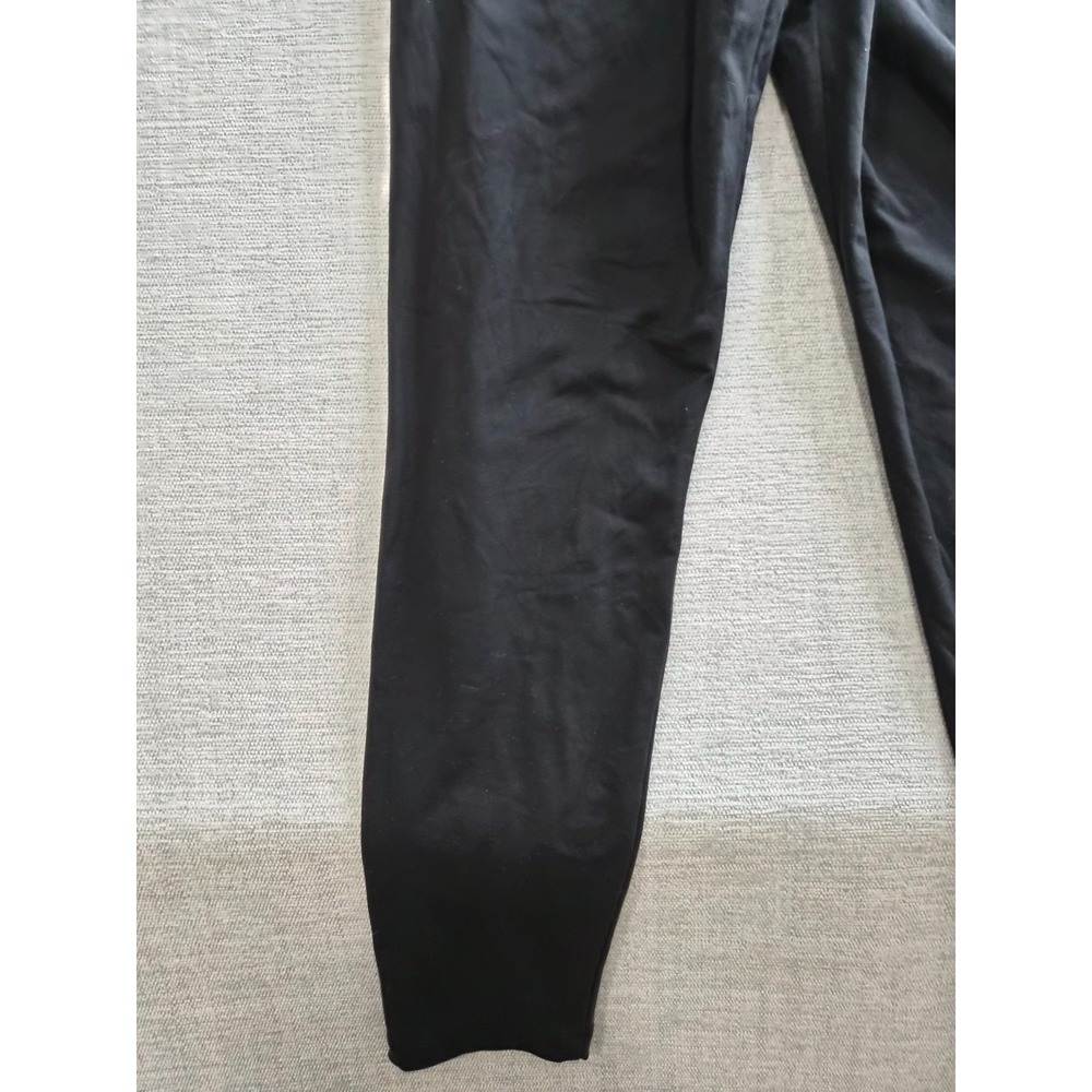 Pink Victorias Secret Ultimate Lace Up Leggings Womens Large Black Stretch Yoga - Picture 3 of 12